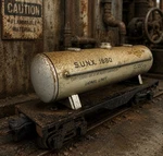 Vintage Lionel Lines Sunx 1680 Sunoco Oil Tank Car Gauge Prewar Train. Fixed Price $79.00.