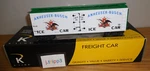 K-line K762-5606 Anheuser-busch Beer Ice Car Scale Wood-sided Reefer Train. Fixed Price $44.95.