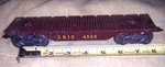 Marx #4528 Erie Flat Car For Tractors, Metal Wheel, Original Scale. Fixed Price $14.99.