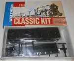Walthers Ho Scale 50' Undecorated Black Fge Insulated Box Car Kit #932-4771 Nib. Fixed Price $12.99.