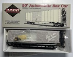 Life Like Proto 2000 Series 50' Automobile Box Car 8407 Cb&q #48047 Ho. Fixed Price $12.95.