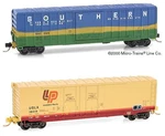 Micro-trains 50' Box 2-CAR Set Southern Railway & Louisiana Pacific. Fixed Price $59.50.