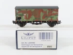 Ho Liliput L225393 Dr Deutsche Reichsbahn Wwii Camouflaged Covered Goods Wagon. Fixed Price $89.95.