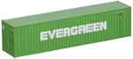 Walthers Scenemaster 40' Hi-cube Corrugated Container W/flat Roof-evergreen (.... Fixed Price $19.58.