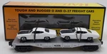 Mth 30-7692 Gauge Auto Transportation Flatcar W/ Ertl '70 Ford Torinos. Fixed Price $49.99.