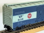 Ho, Athearn, Missouri Pacific-eagle, Blue 40 Single Door Boxcar #M.P.-121749. Fixed Price $26.00.