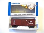 Bachmann Silver Series 16501 Atsf Super Chief Of California 40' Box Car Low Ship. Fixed Price $13.20.