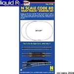 Atlas Trains 2788 Code 80 Snap-track Starter Set. Fixed Price $43.55.