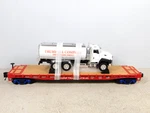 Mth 20-95804 Donald J. Trump Flat Car With Tanker Truck. Fixed Price $79.00.