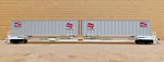 Walthers Gold Line Ho Flexi-van Flat Car W/ Trailer Milw Rd #7028 Nos 932-3926. Fixed Price $29.99.