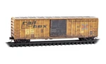 At&sf Ex-railbox 50' Rib Side Boxcar Micro-trains #025 446 Scale. Fixed Price $38.95.