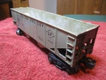 Post War Lionel Gauge Lehigh Valley Hopper Gray 25000 #6176 Weathered. Fixed Price $8.95.