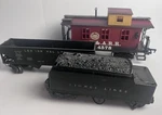 Lionel 6456 Lehigh Valley Hopper + 2466W Tender New Bright Caboose Lot Gauge. Fixed Price $39.99.