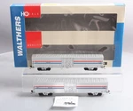 Walthers 932-26021 Ho Amtrak 60' Material Handling Car (pack Of 2) Ln/box. Fixed Price $31.99.