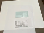 Lionel 6442-42-43 Brown Passenger White Water Decals Set Nice Look!. Fixed Price $7.00.