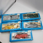 Life-like Scale Train Cars Choice. Fixed Price $14.00.