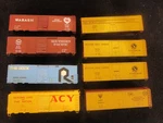 Gauge 40' Freight Car Shells By American Models (tj). Fixed Price $74.95.