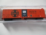 Atlas Trainman # 50006467 Santa (sfrp) 50' Mechanical Reefer 142 N-scale. Fixed Price $25.95.