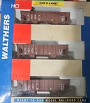 Walthers 932-34223 Gold Line Ballast Hopper 3-PACK Santa Fe Atsf. Fixed Price $110.00.
