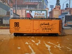 Ho Scale Trains Ahm Santa Fe 40' Refrigerated Car #35829. Fixed Price $9.99.