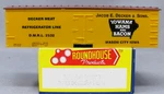 Roundhouse #3193 Decker Meat Co. 36' Billboard Reefer Car Kit, C10 Nib. Fixed Price $9.35.
