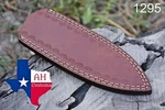 Custom Hand Made Pure Leather Sheath For Dagger Blade Knife AH-1295. Fixed Price $10.79.