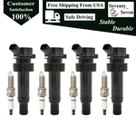4PCS Ignition Coil And Iridium Spark Plug Kit For 2012-2019 Kia Rio 1.6L UF652. Fixed Price $66.60.