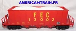 Florida East Coast Rapid Discharge Car #13002 Rail Scale Mth. Fixed Price $56.85.