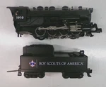 Gauge Lionel # 1910 Boy Scouts Steam Engine (lot 3547). Fixed Price $175.00.