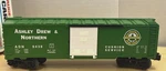 Lionel 6-9439 Ashley, Drew & Northern Boxcar/green-original. Fixed Price $18.97.