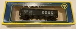 Vintage Model Train Car: Ahm 5460E Ko&g Black Open Hopper W/o Load. Fixed Price $8.00.