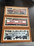 Vtg Tyco Scale #351-B Skid Flat Car, Virginian Hopper, Baby Ruth New W/ Box. Fixed Price $25.00.