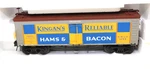 Atlas Gauge Kingan #1499 36 Woodside Refrigerator Car 8008-2 3-RAIL. Fixed Price $71.00.