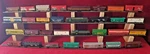 Scale Box Car Assorted Up Co Wm Nyc Sf Pfe Bc Rg Sp Ri Gn Sold Individually,. Fixed Price $15.84.