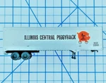 Ho Athearn 40 Ft Trailer Illinois Central Gulf Piggyback. Fixed Price $14.99.