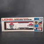 Lionel Pizza Hut Refer / O-27 Gauge Original Box #6-7511 Broken Wheel. Fixed Price $39.99.