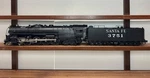 Scale 3RD Rail/sunset Santa Fe 4-8-4 Steam Locomotive W/tender #3751 Ln. Fixed Price $1049.49.