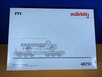 D11-60 Train Car Flat Bed With Fire Department Ho Scale Marklin #48756. Fixed Price $89.95.