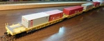 A-line Custom K Line/trailer Train Thrall 5 Unit Container Car Dttx #62143 Ho. Fixed Price $289.00.