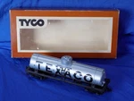 Tyco Texaco Single Dome Tank Car W/ Box Ho Scale Railroad Vtg. Fixed Price $6.38.