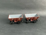 Brawa 48791 K.p.e.v. Prussian Provincial 2 Car Coal Hopper Set. Fixed Price $90.00.