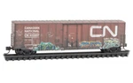 Canadian National 50' Box Car Weathered Micro-trains Mtl# 181 45 210 Scale. Fixed Price $40.25.