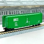 Micro-trains Scale 32090 Burlington Refrigerator Express 50' Std Boxcar 79418. Fixed Price $15.99.