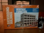 Rxr Background Building - Heritage Furniture Structure Model Kit Ho Scale. Fixed Price $50.00.