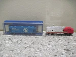 Bachmann Scale Santa Fe 215 Diesel Locomotive + Covered Hopper 5484 *nm* Vtg. Fixed Price $29.99.