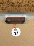 Micro-train Lines Scale 34060 Denver & Rio Grande 50 Boxcar New II-4 # 21. Fixed Price $12.00.