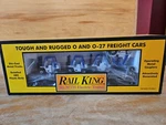 Custom Scale Mth Transport Co Flat Car 3 Blue-white Forklifts Nib. Fixed Price $39.99.