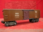 Post War Lionel Gauge Rr X6454 Brown Boxcar Erie.,. Fixed Price $15.95.