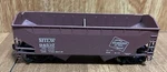 Milwaukee Rd 2-BAY Hopper #94537 Kadee Couplers & Metal Wheels. Fixed Price $10.00.