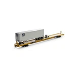 Athearn ATHG69608 F89F 89' Flat Car Ttx #155695 W/40' Trailer Mpz Ho Scale. Fixed Price $89.99.